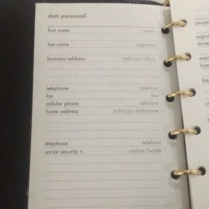 Vintage Gucci Address Book - 